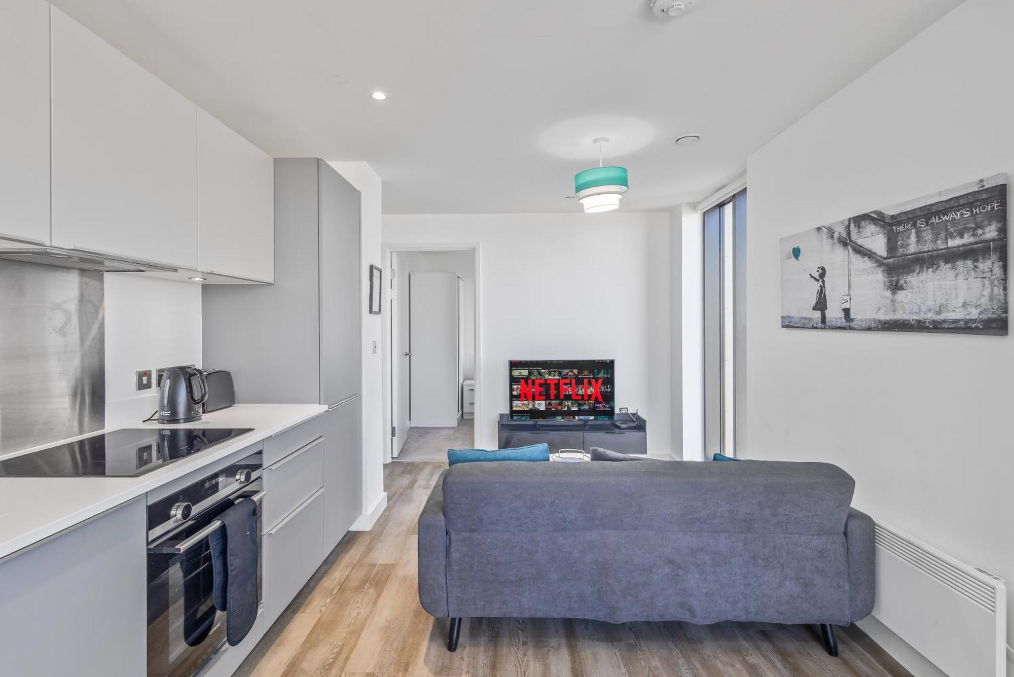 Luxury 2 Bedroom Apartment, On Broad Street! 버밍엄 외부 사진